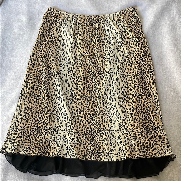 Frank Lyman Design Animal Print Women's Skirt - Picture 4 of 5
